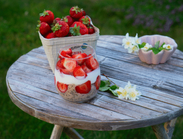 Overnight Oats Jordgubb - recept
