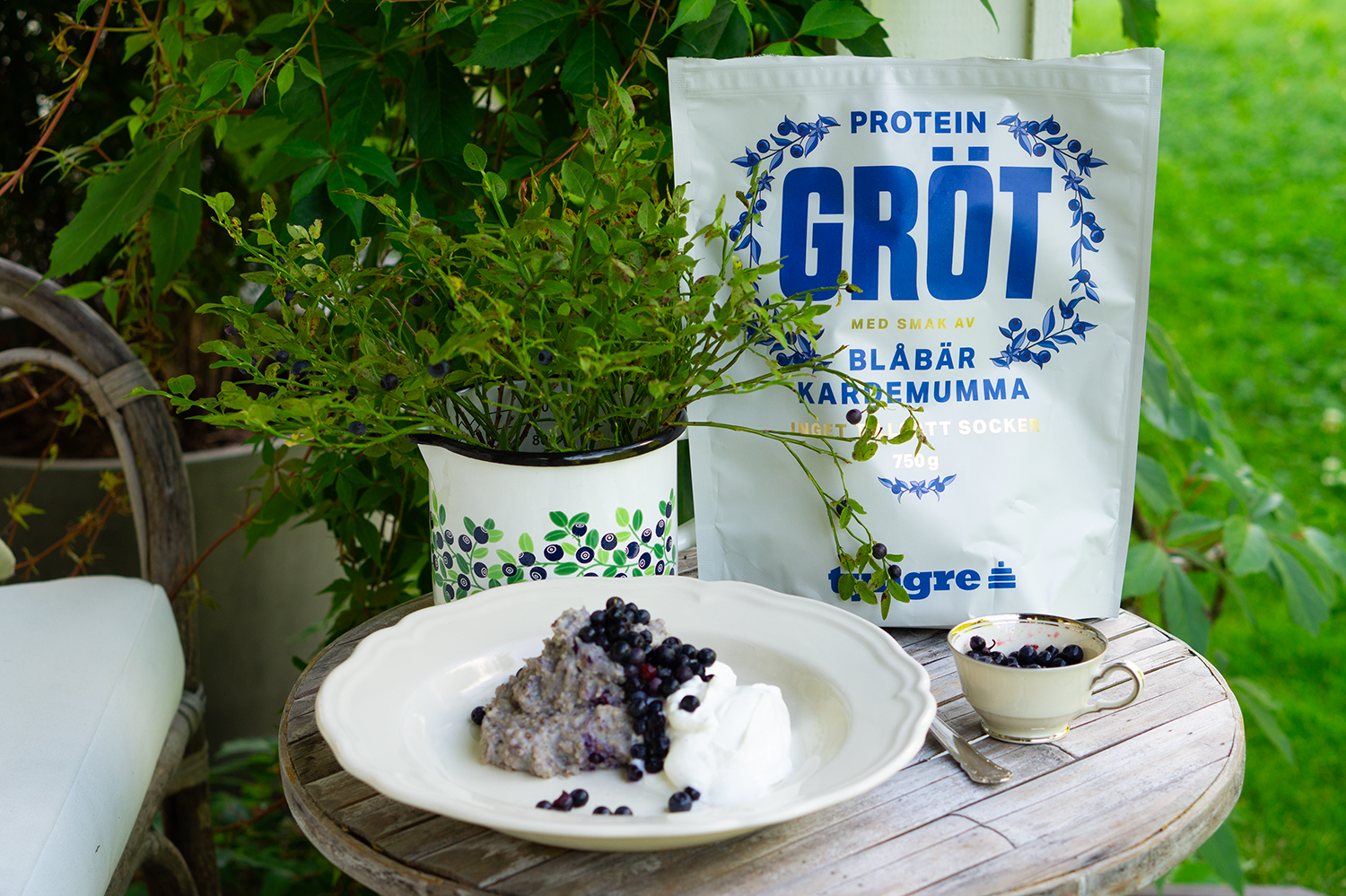 Tyngre grötmix blåbär kardemumma