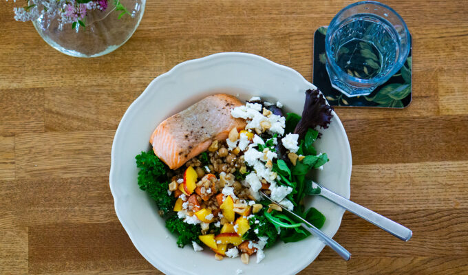 Laxsallad recept