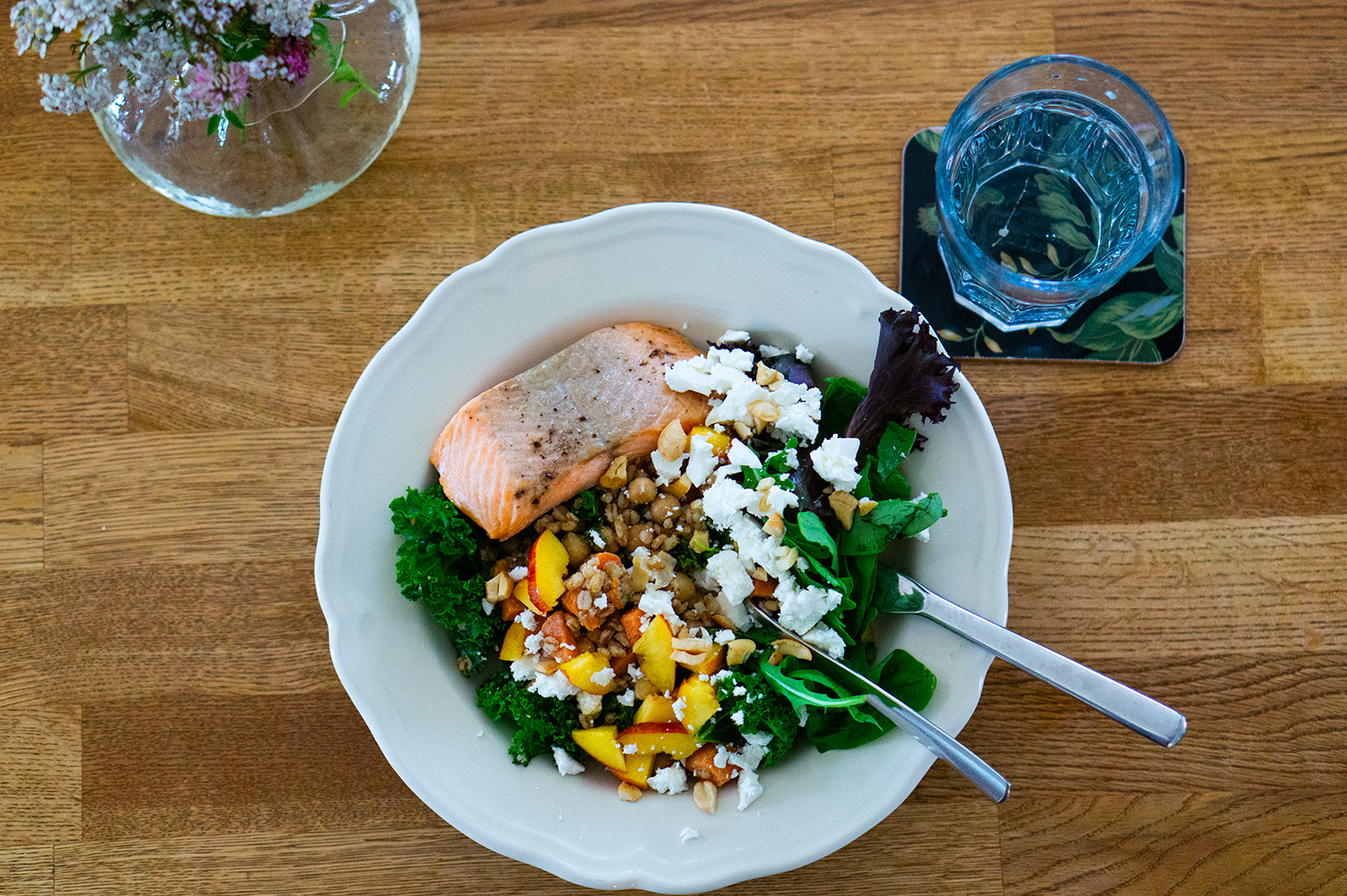 Laxsallad recept