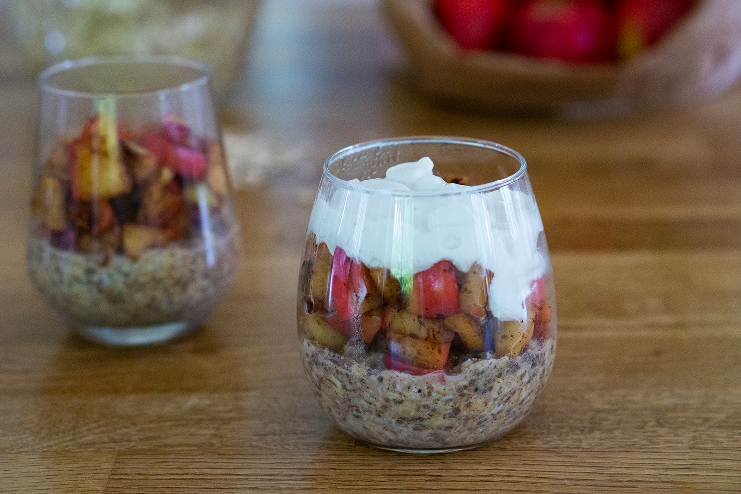 Nyttig äppelpaj frukost