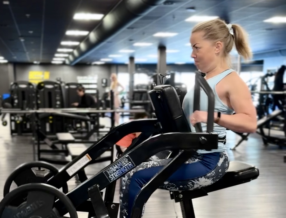 Träningsberoende - Karin Axelsson i gymmet