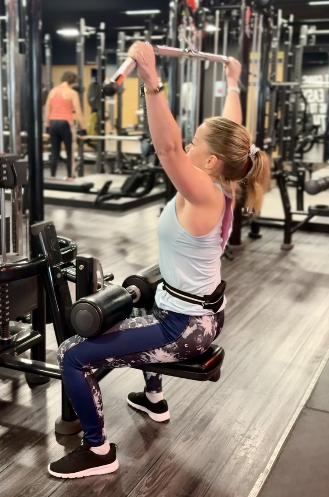 Träningsberoende - Karin Axelsson i gymmet