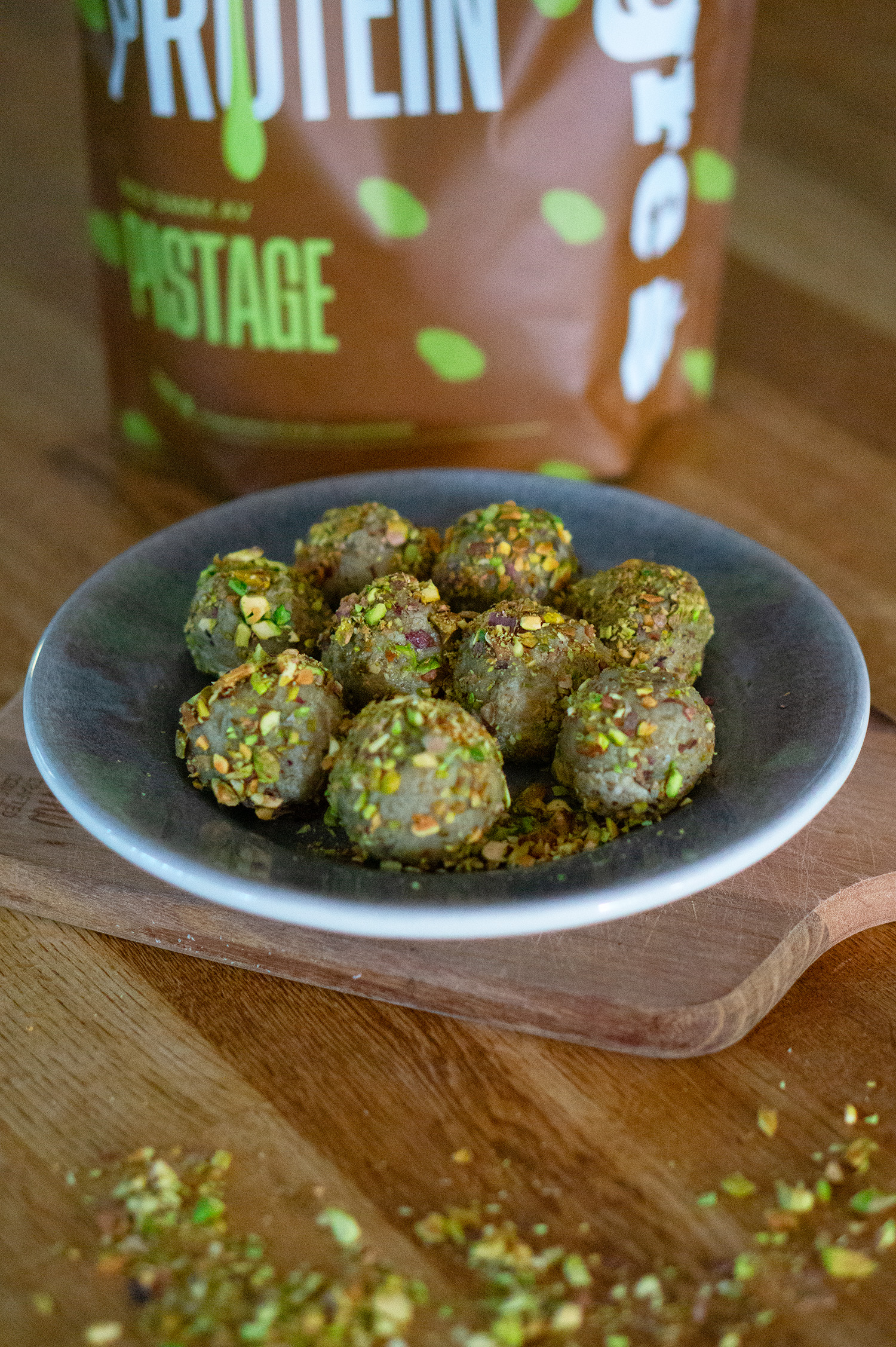 Pistagebollar