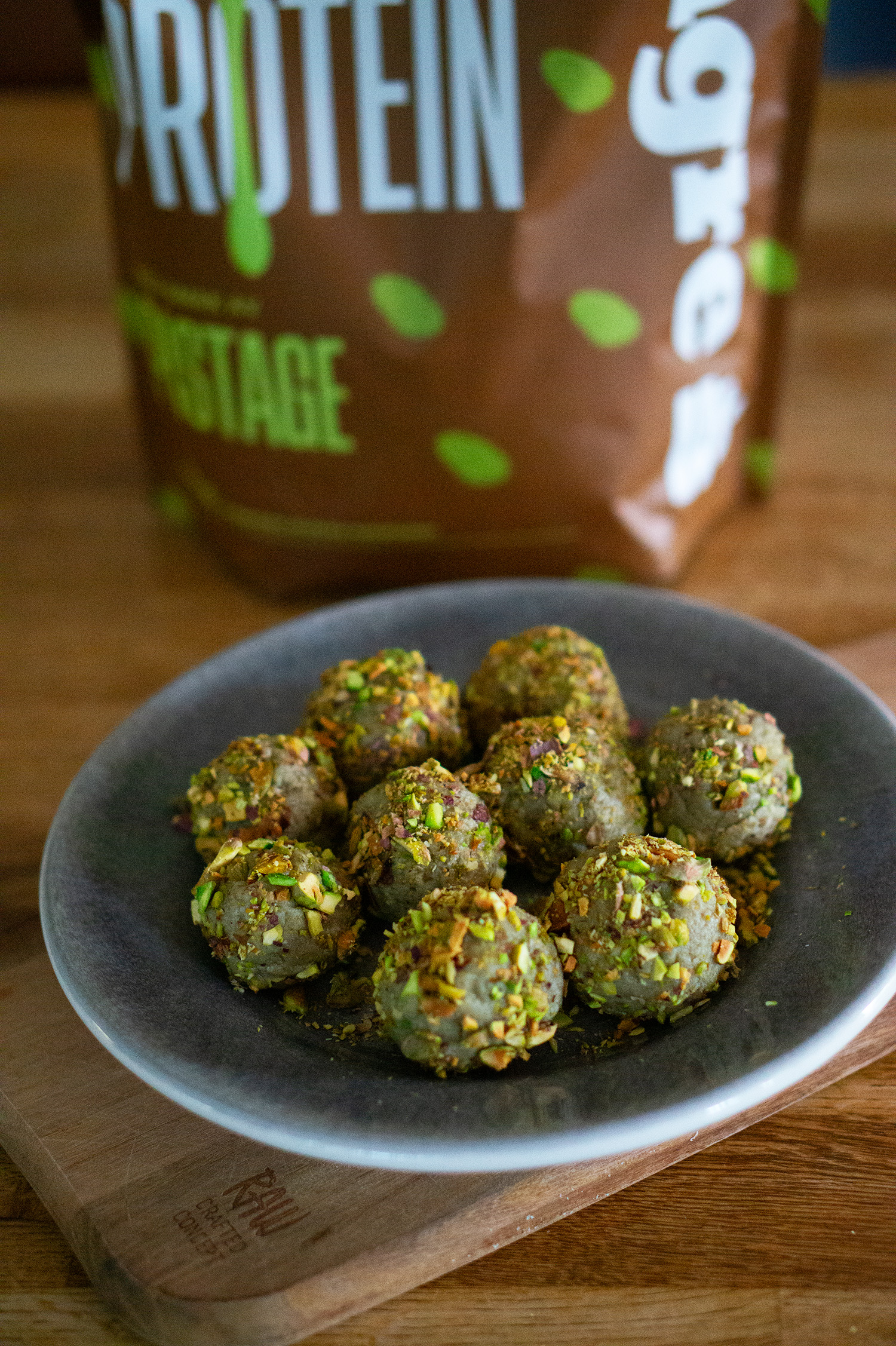 Pistagebollar