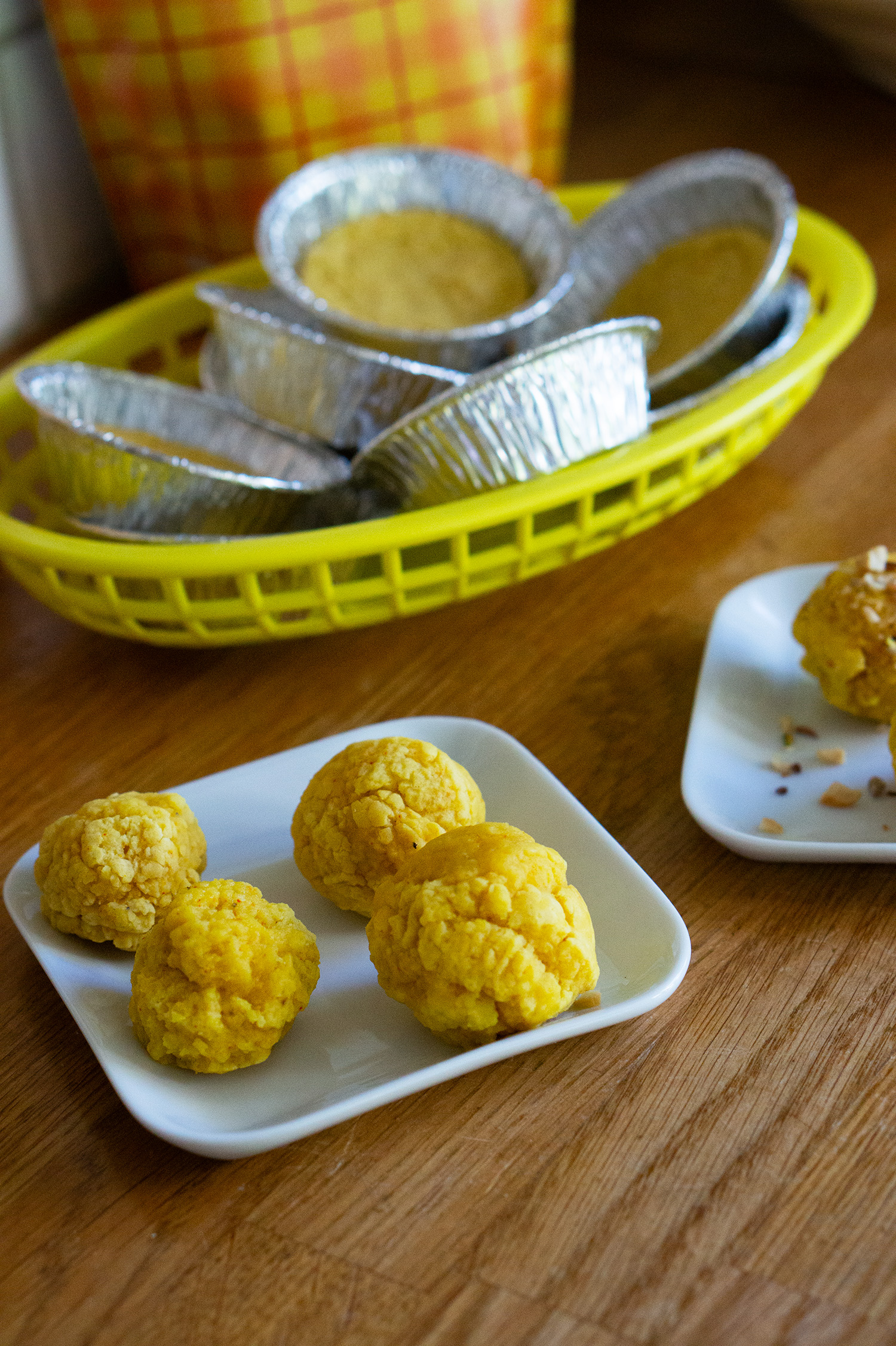 Nyttiga saffransbollar