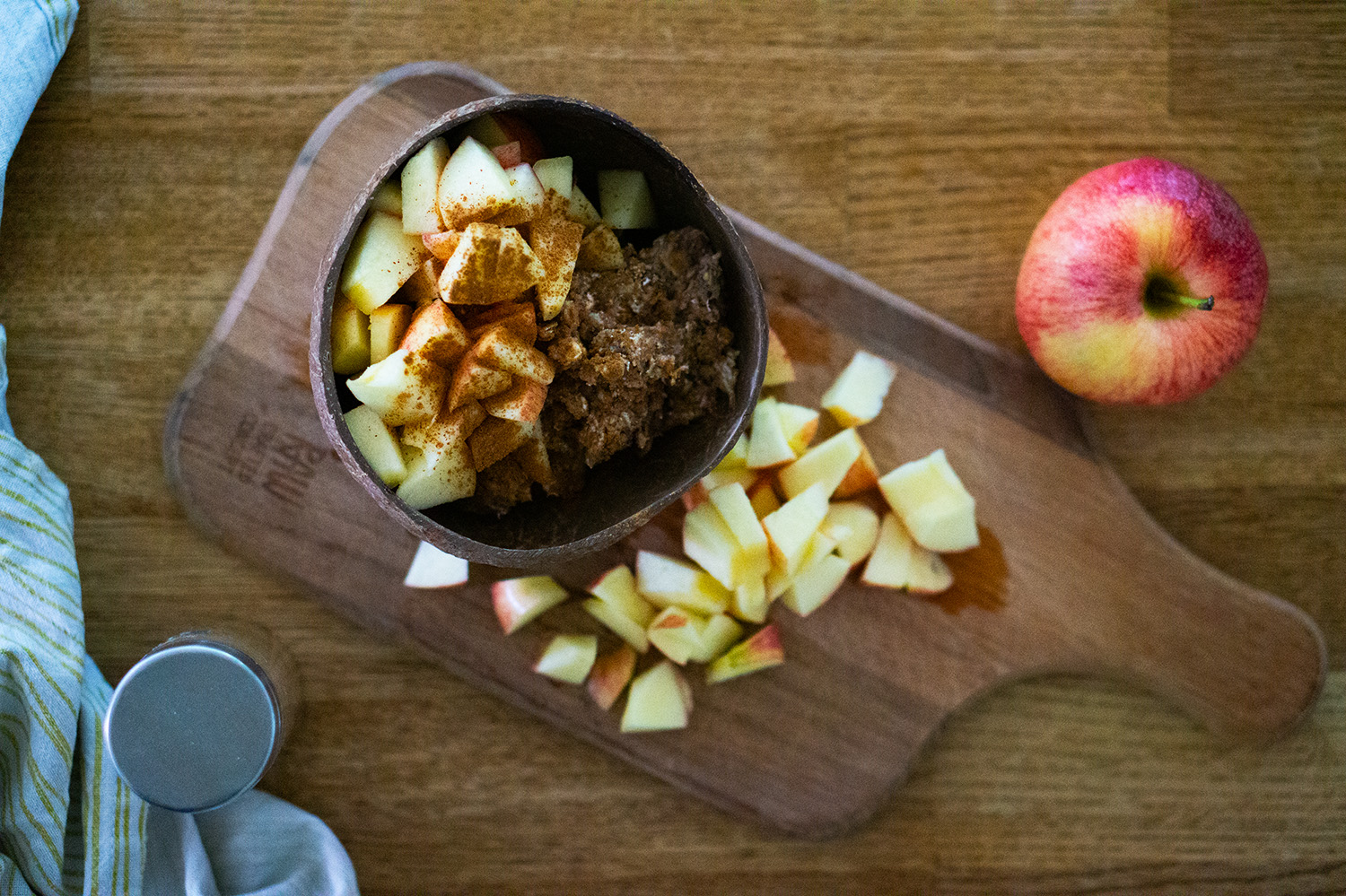 Kanelbullegröt med proteinpulver från TYngre