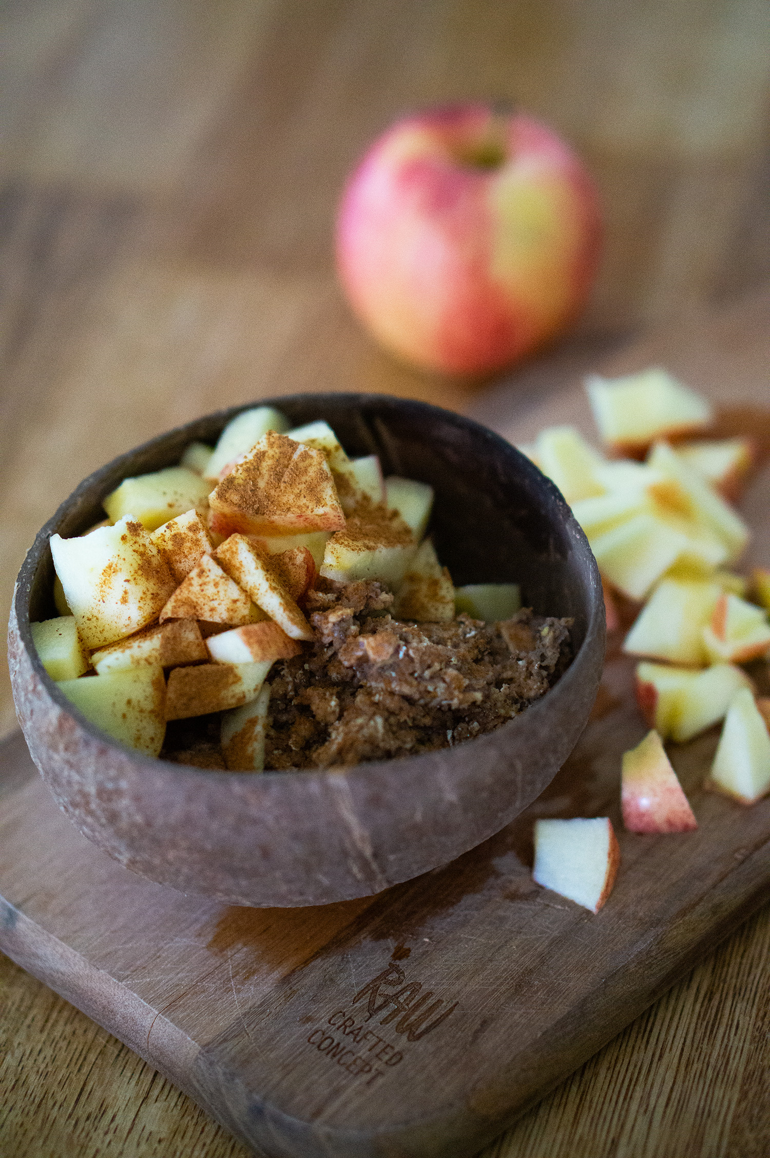Kanelbullegröt med proteinpulver från TYngre