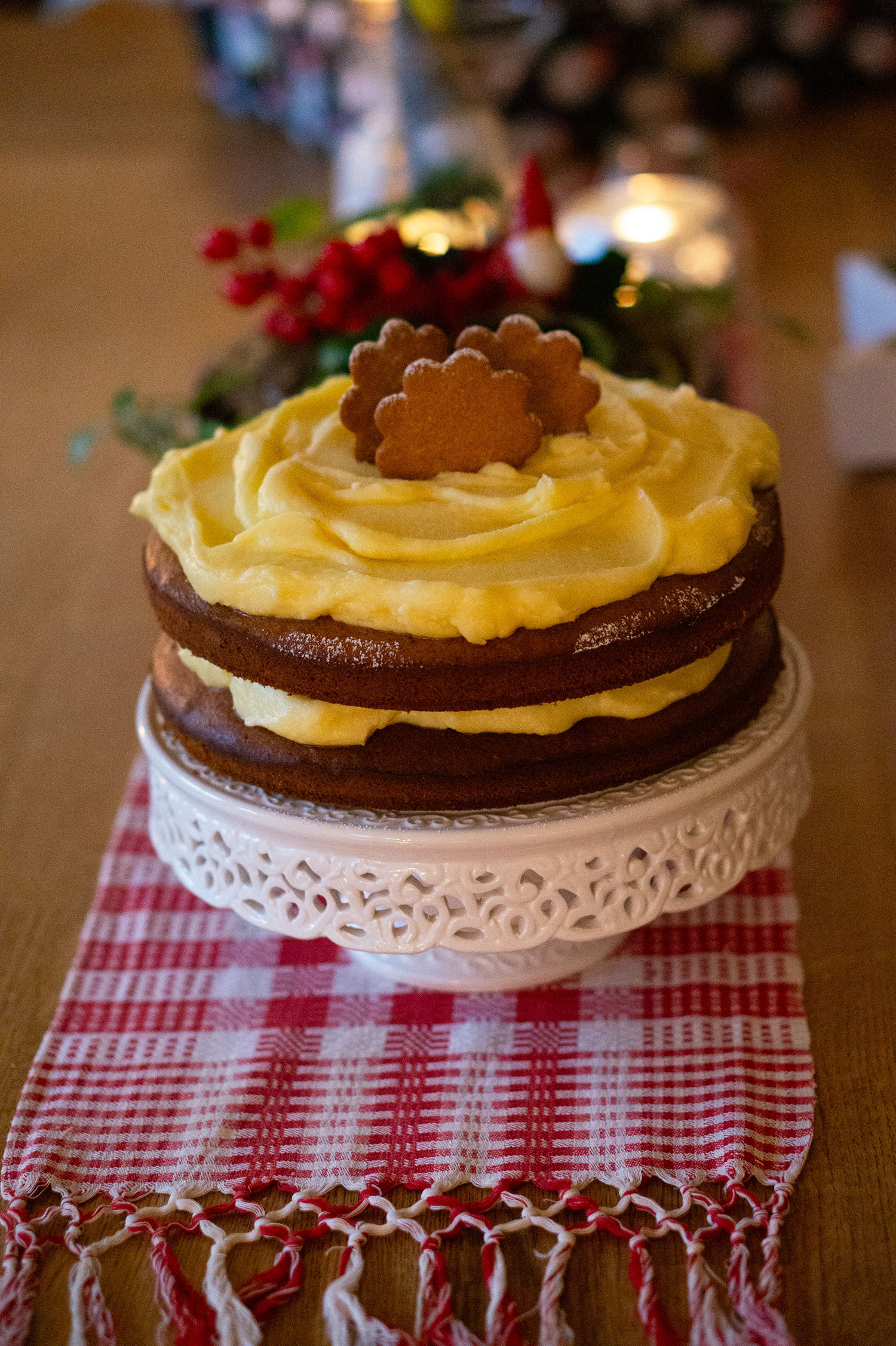 Mjuk pepparkaka med glasyr