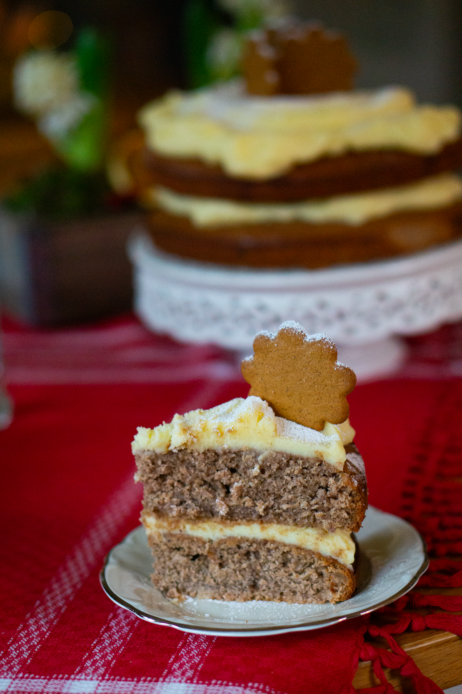 Mjuk pepparkaka med glasyr