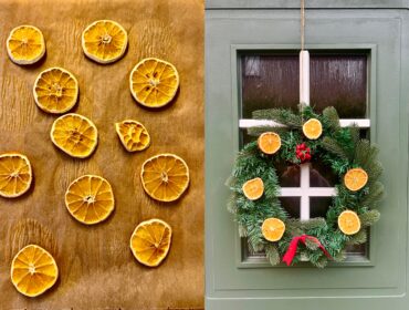 Torkade apelsinskivor