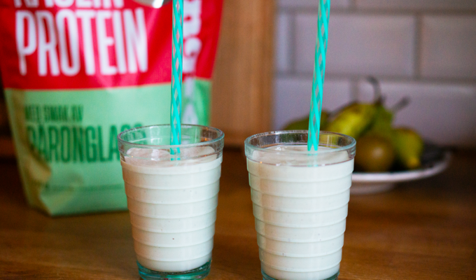Proteinrik päronsmoothie