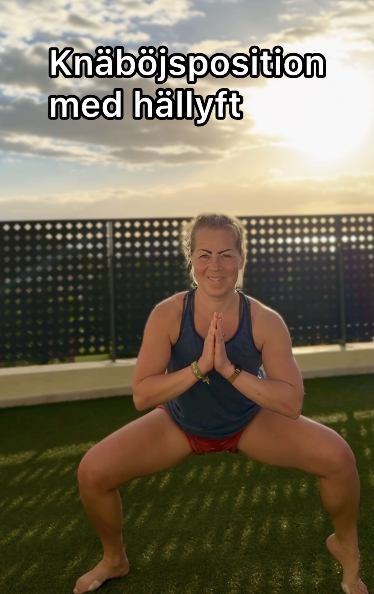 Knäböj med hällyft