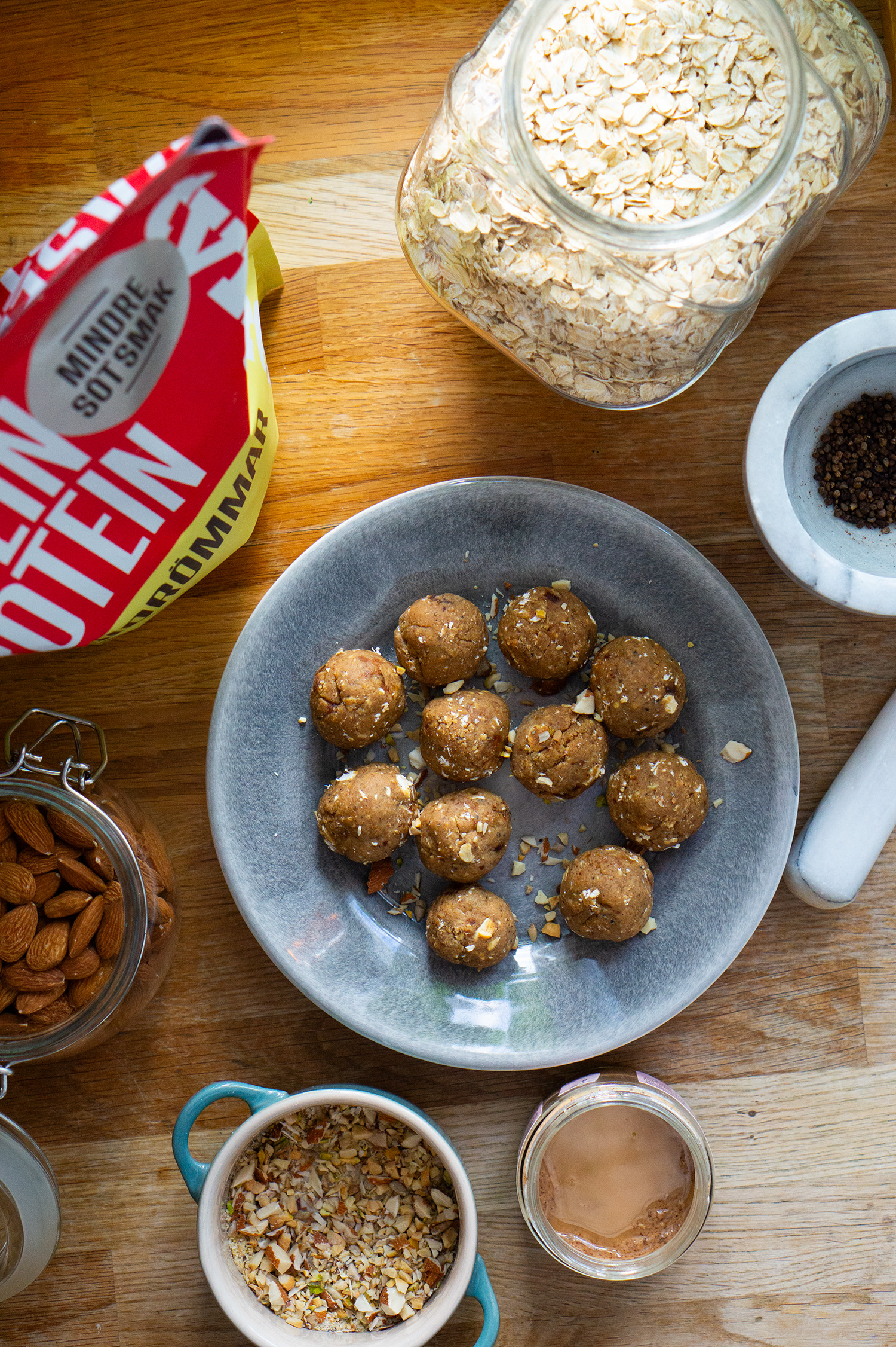 Proteinrika semmelbollar