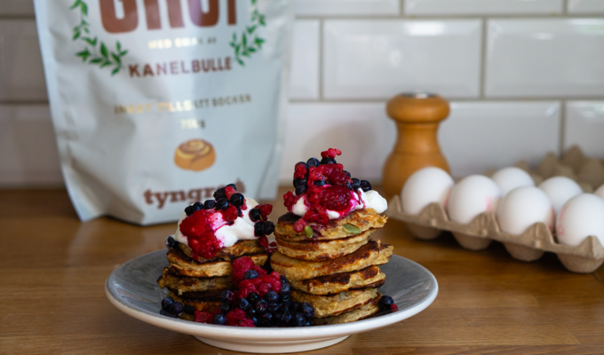 Proteinrika kanelbulleplättar