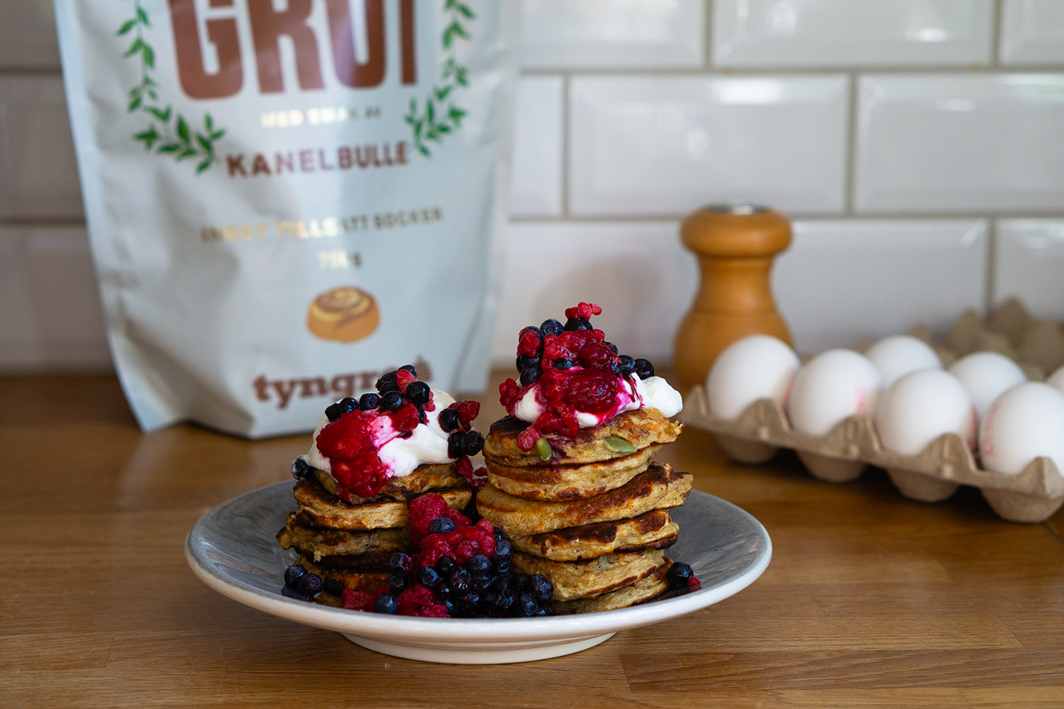 Proteinrika kanelbulleplättar