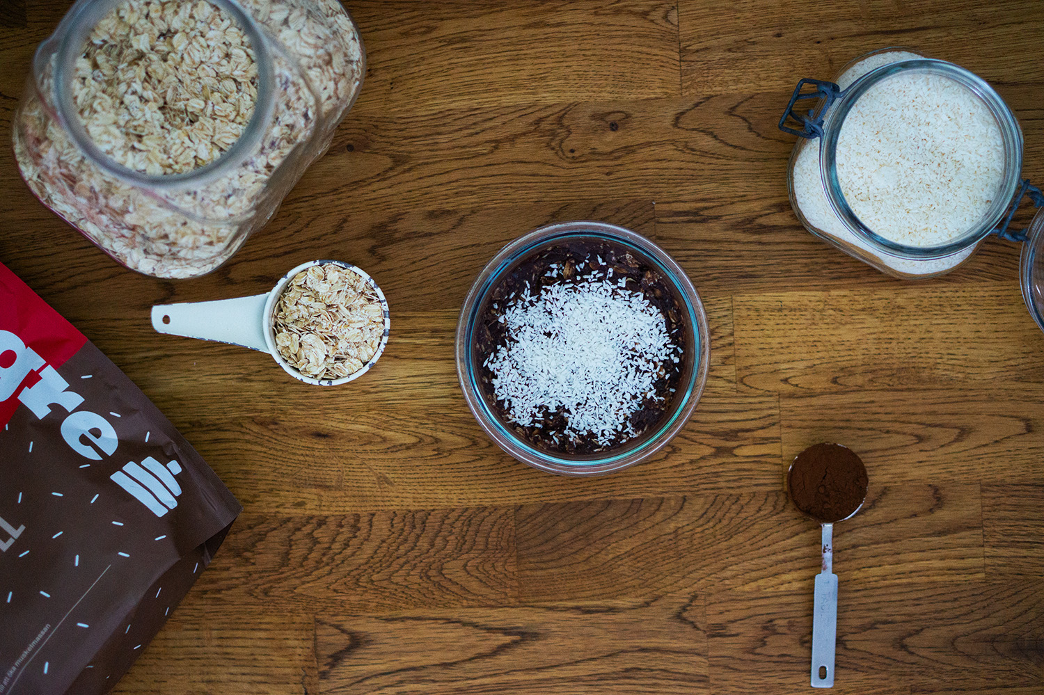 Overnight Oats chokladboll 