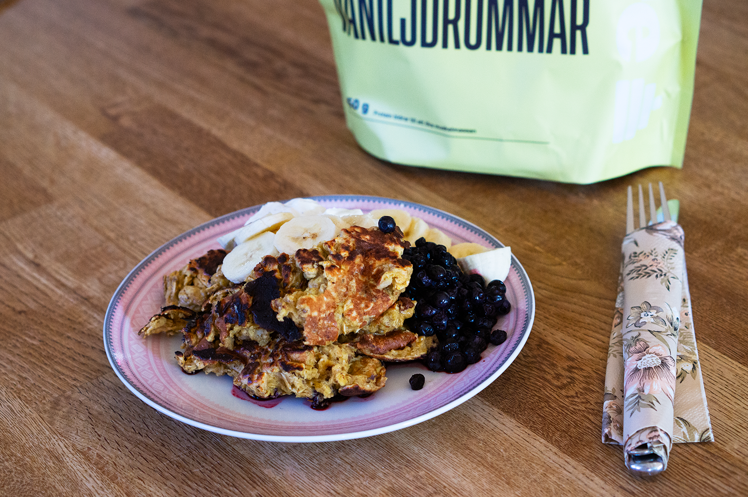 Proteinrik scrambled oats