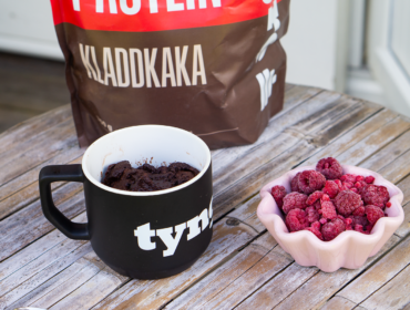 Mugcake med kasein från Tyngre
