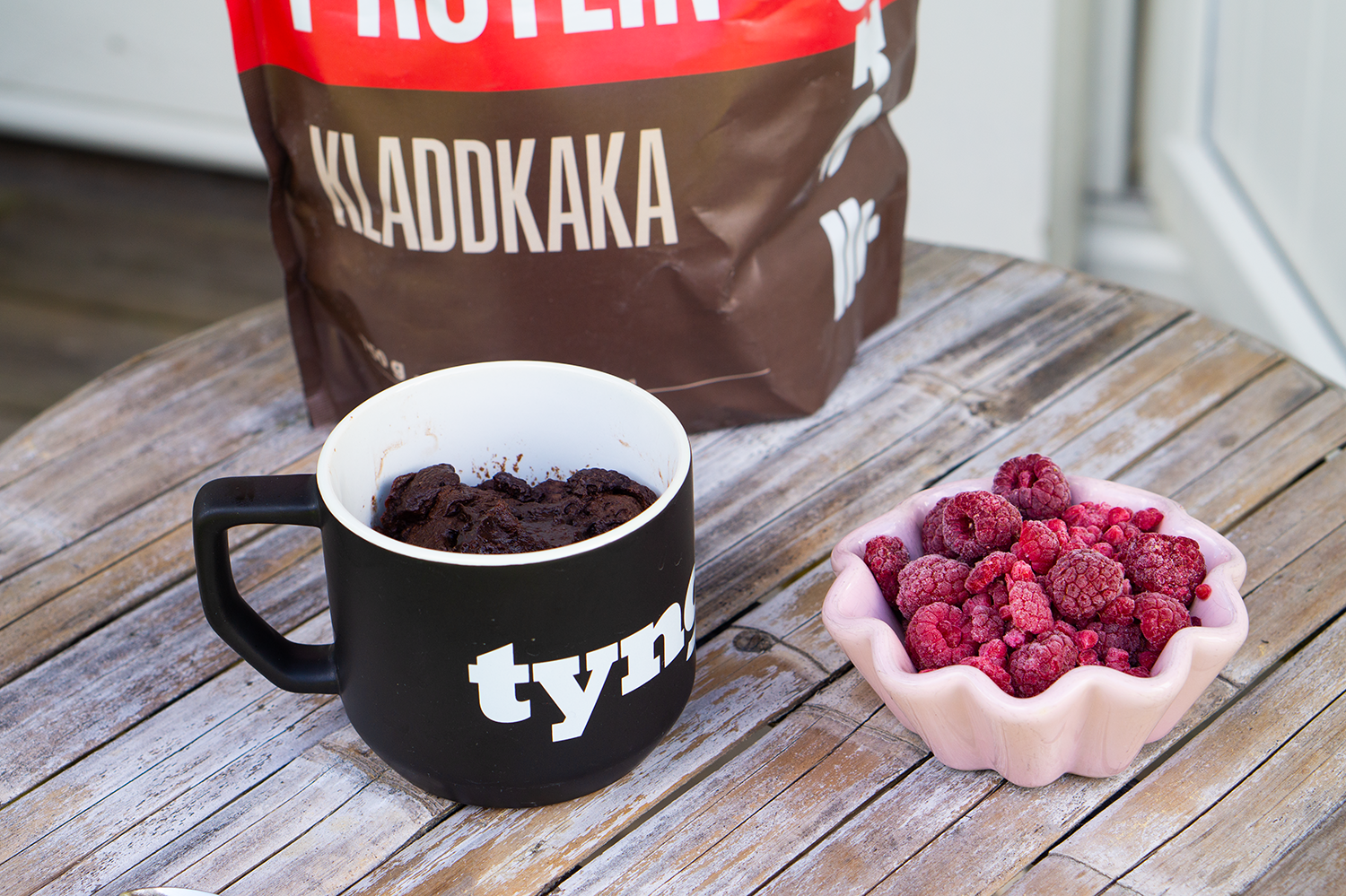 Mugcake med kasein från Tyngre