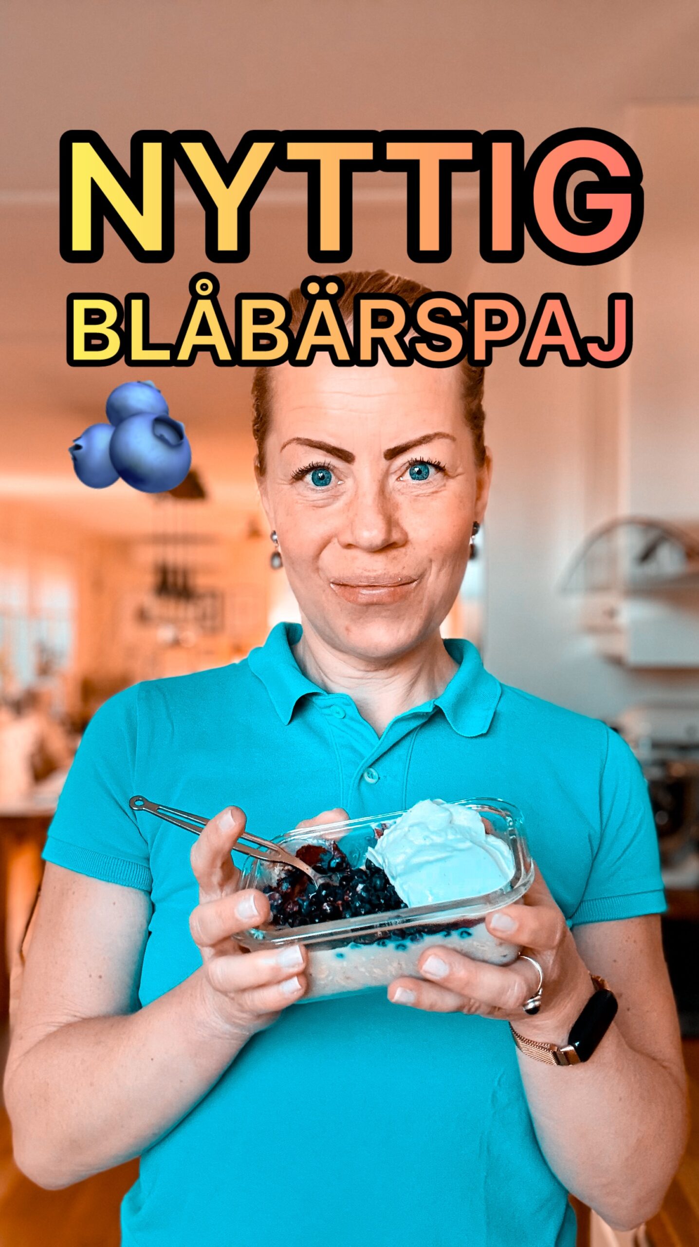 Nyttig blåbärspaj 