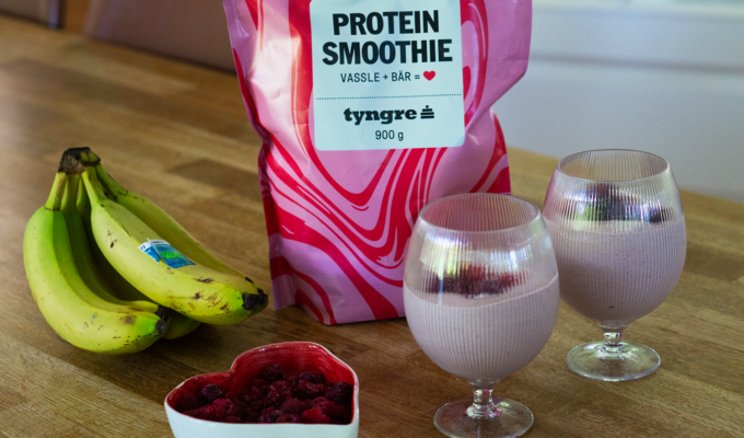 Proteinsmoothie med bär från Tyngre