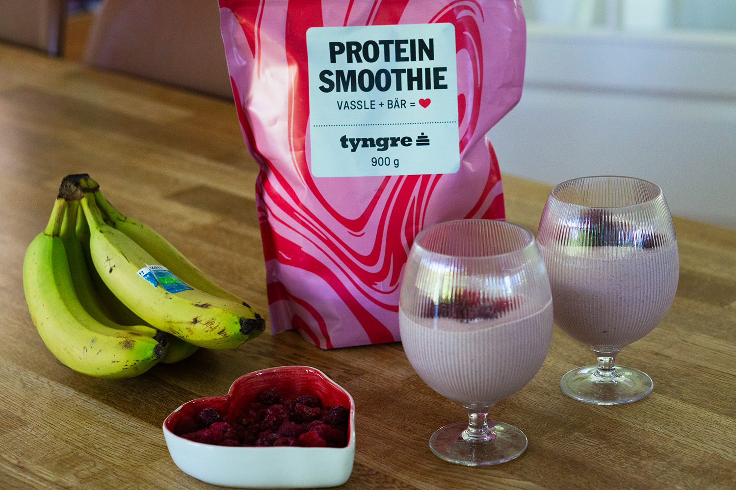 Proteinsmoothie med bär från Tyngre
