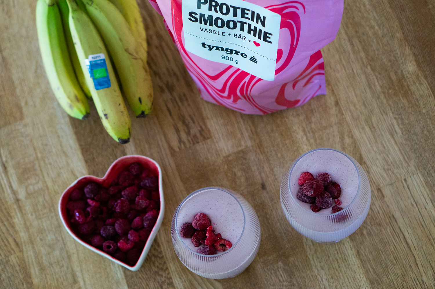 Proteinsmoothie med bär från Tyngre