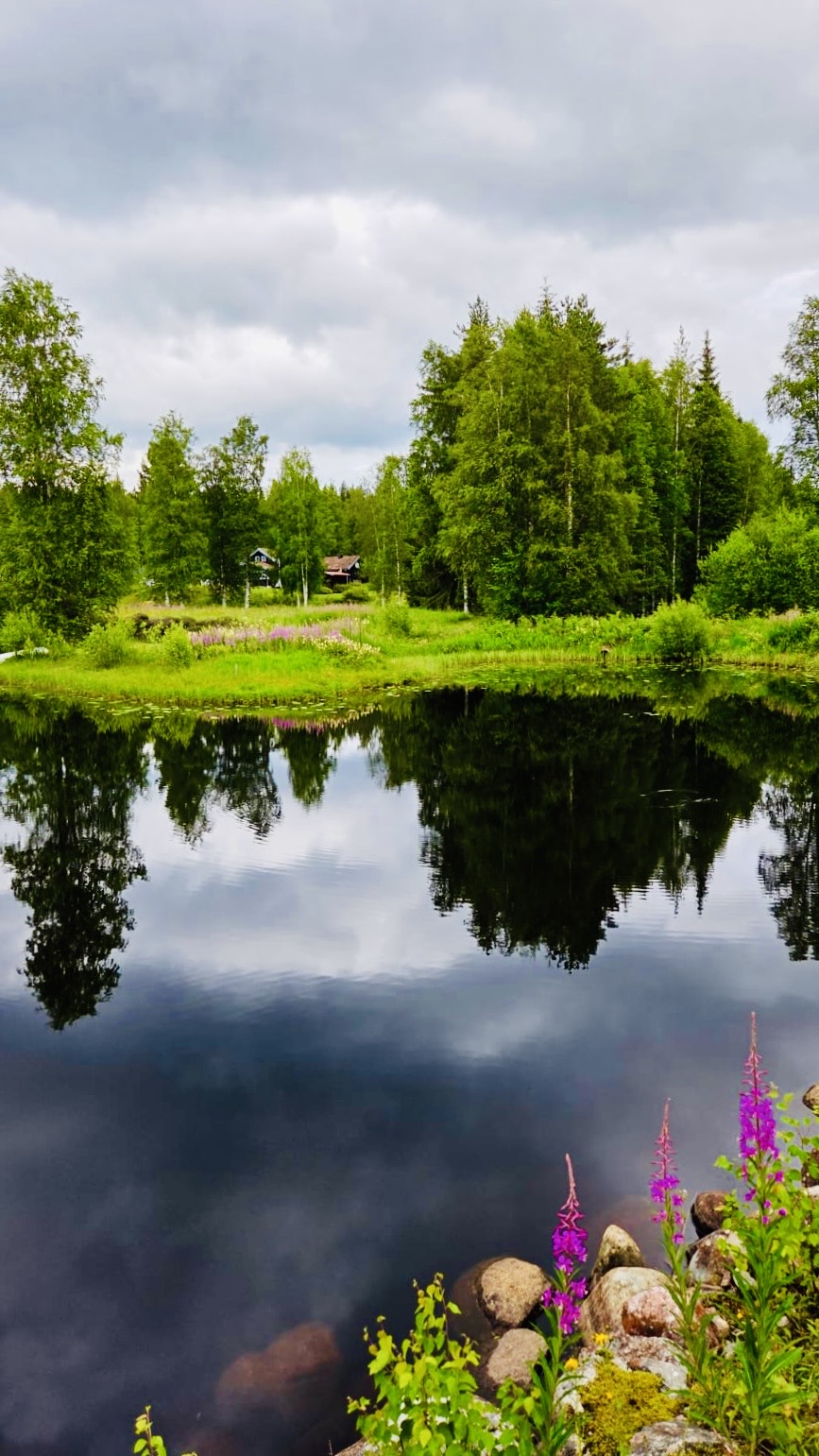 Sommarpaus vid sjön