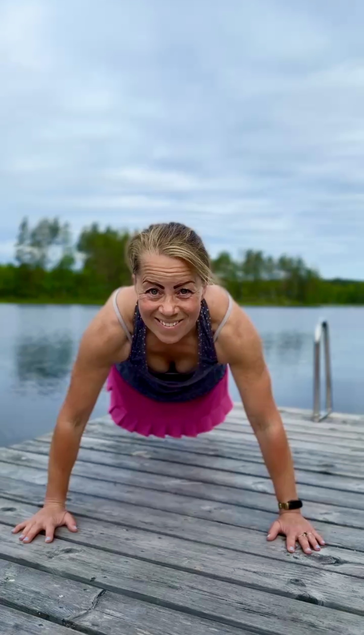 Min träningssommar - Karin Axelsson armhävningar