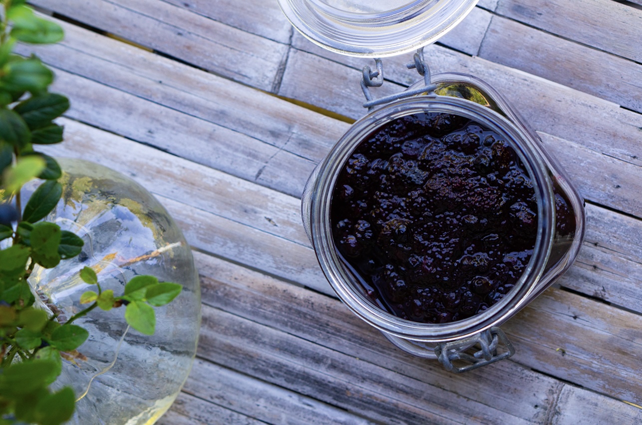 Blåbärssylt utan socker - recept
