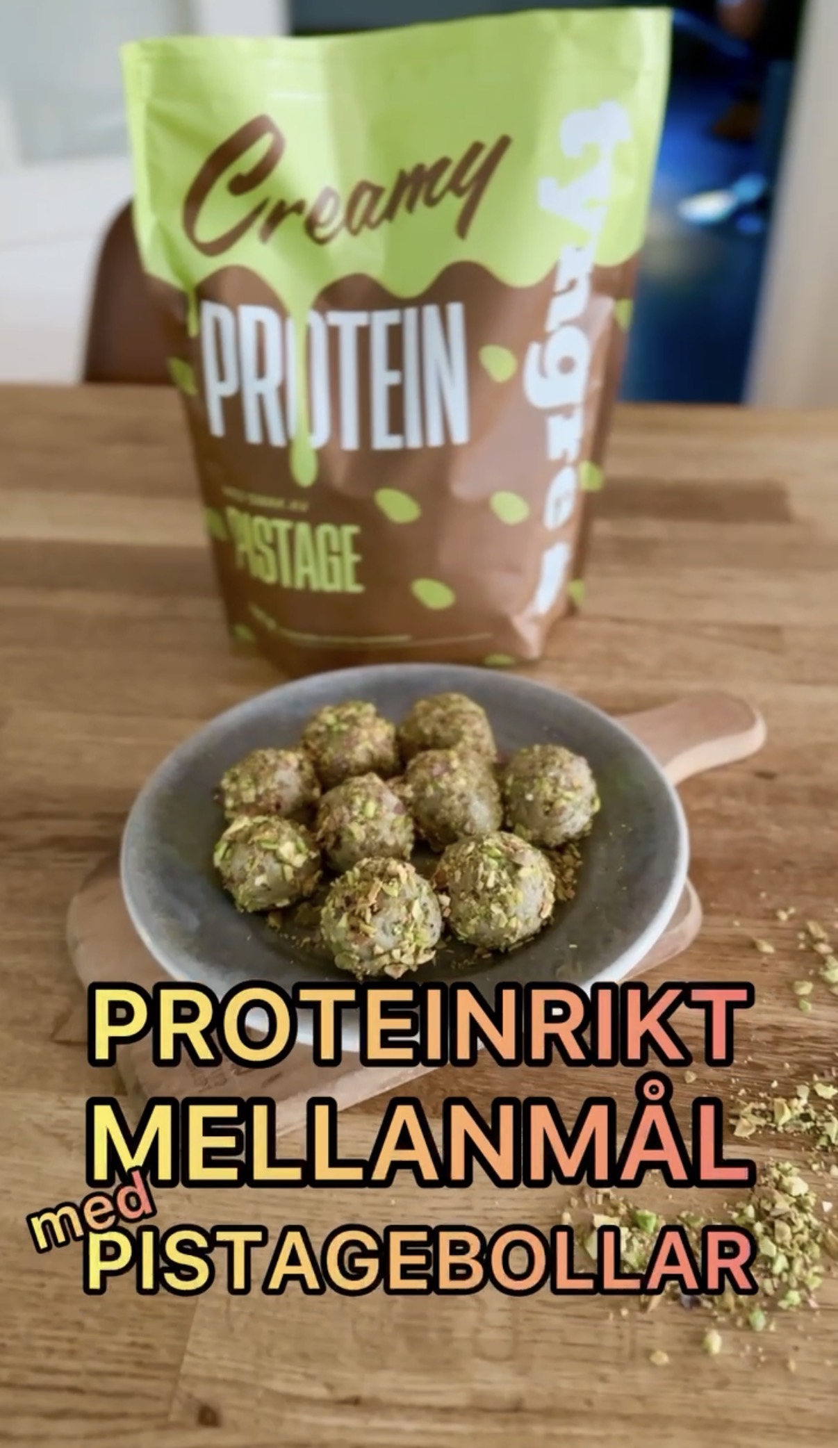 Pistagebollar