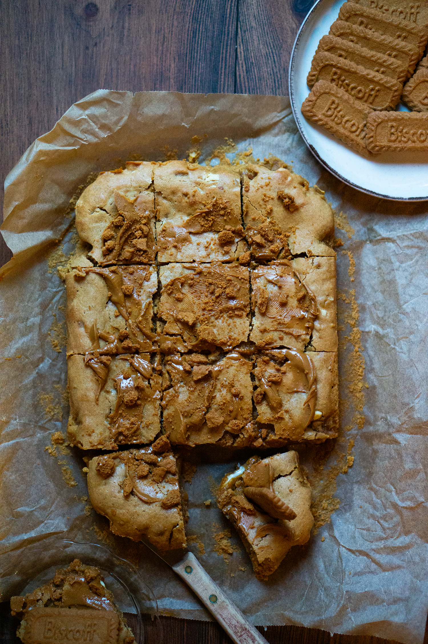 Biscoff Blondies