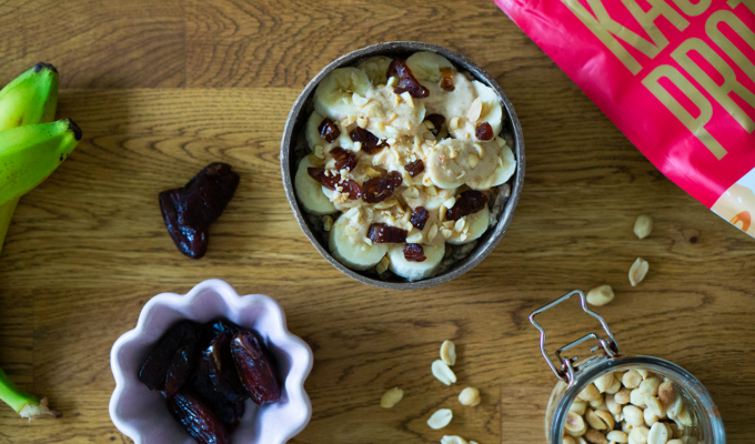 Sticky Toffee Overnight Oats